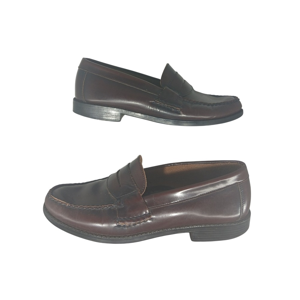 Bostonian Mens Brown Leather Penny Loafers Dress Shoes Size 8M‎